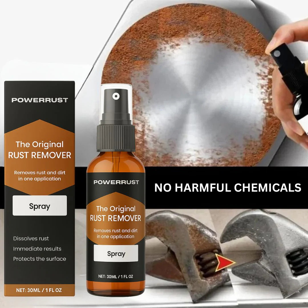 PowerRust Remover - removes even stubborn rust in seconds