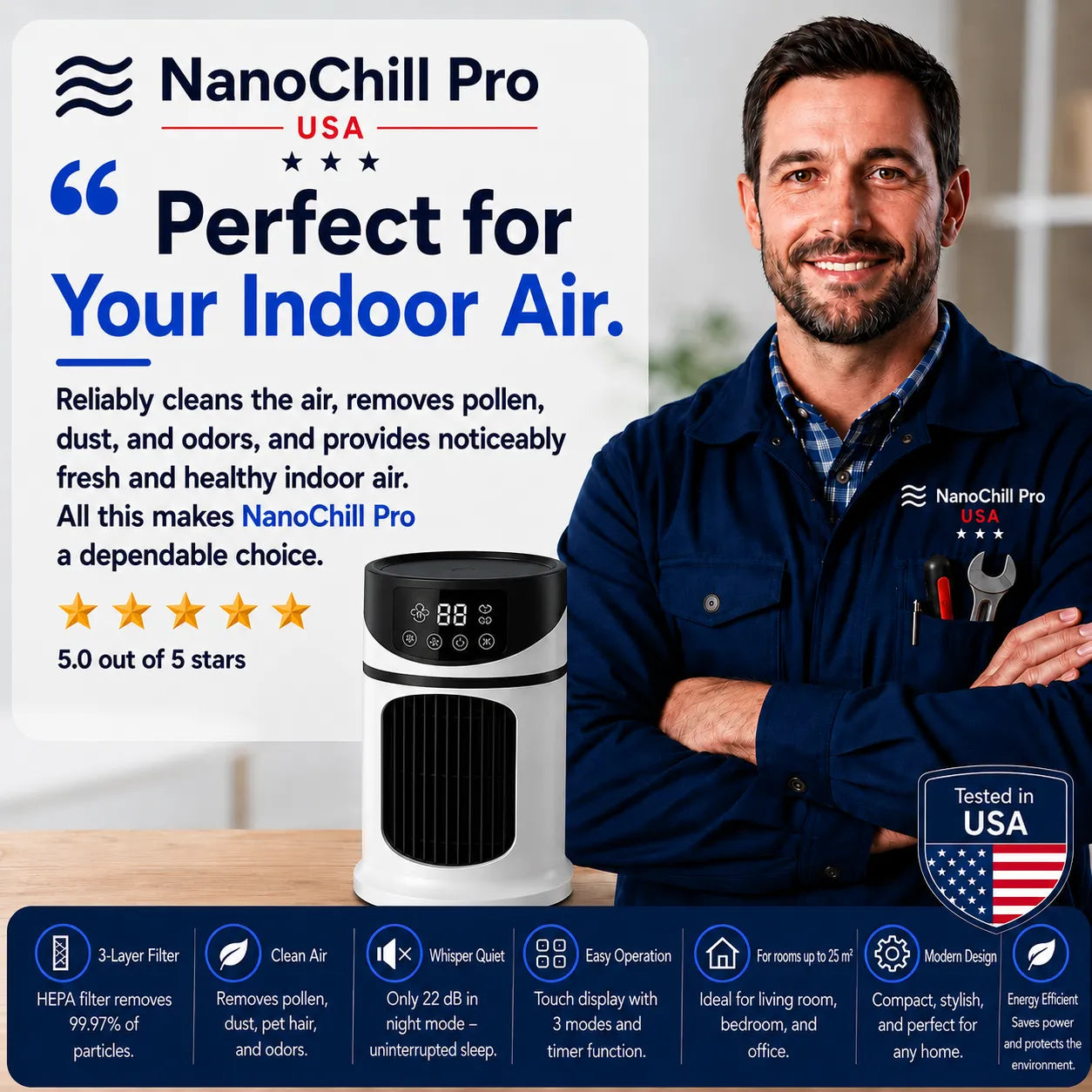 NanoChill Pro Mobile Climate Cooler