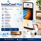 InstaCool Max - Mobile all-round air conditioner – Cools in summer, heats in winter | No installation required